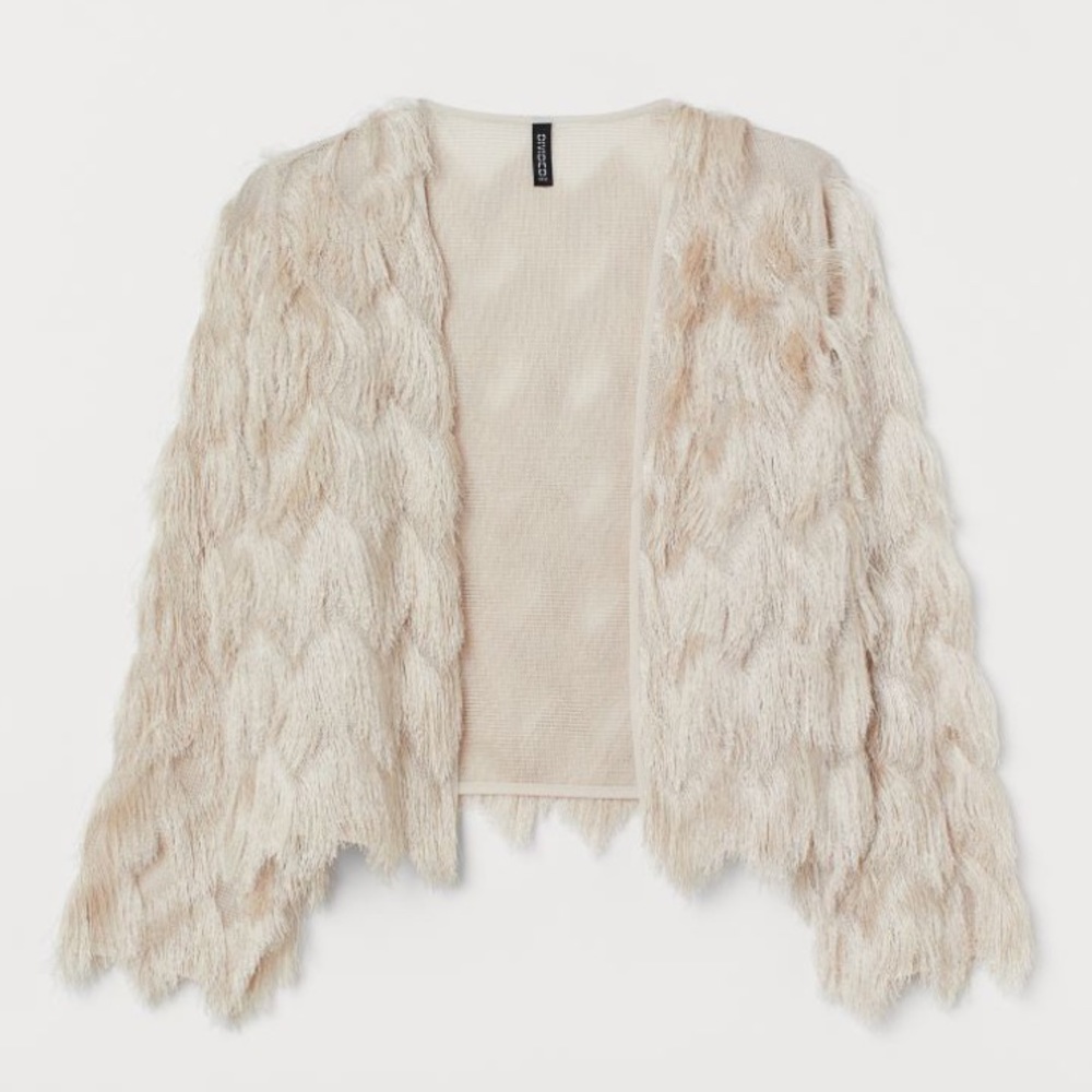 H&M Fringe Cardigan